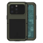 LOVE MEI Metall Stoßfest Wasserfest Staubdicht Handyhülle, Für iPhone 17 Pro Max, Für iPhone 17 Pro, Für iPhone 17, Für iPhone 16 Pro Max, Für iPhone 16 Pro, Für iPhone 16, Für iPhone 15 Pro Max, Für iPhone 15 Pro