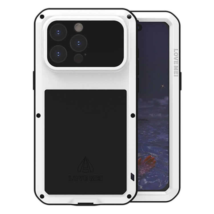 LOVE MEI Metall Stoßfest Wasserfest Staubdicht Handyhülle, Für iPhone 17 Pro Max, Für iPhone 17 Pro, Für iPhone 17, Für iPhone 16 Pro Max, Für iPhone 16 Pro, Für iPhone 16, Für iPhone 15 Pro Max, Für iPhone 15 Pro
