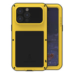LOVE MEI Metall Stoßfest Wasserfest Staubdicht Handyhülle, Für iPhone 17 Pro Max, Für iPhone 17 Pro, Für iPhone 17, Für iPhone 16 Pro Max, Für iPhone 16 Pro, Für iPhone 16, Für iPhone 15 Pro Max, Für iPhone 15 Pro