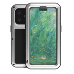 LOVE MEI Metall Stoßfest Wasserfest Staubdicht Handyhülle, Für iPhone 17 Pro Max, Für iPhone 17 Pro, Für iPhone 17, Für iPhone 16 Pro Max, Für iPhone 16 Pro, Für iPhone 16, Für iPhone 15 Pro Max, Für iPhone 15 Pro