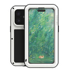 LOVE MEI Metall Stoßfest Wasserfest Staubdicht Handyhülle, Für iPhone 17 Pro Max, Für iPhone 17 Pro, Für iPhone 17, Für iPhone 16 Pro Max, Für iPhone 16 Pro, Für iPhone 16, Für iPhone 15 Pro Max, Für iPhone 15 Pro