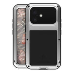LOVE MEI Metall Stoßfest Wasserfest Staubdicht Handyhülle, Für iPhone 17 Pro Max, Für iPhone 17 Pro, Für iPhone 17, Für iPhone 16 Pro Max, Für iPhone 16 Pro, Für iPhone 16, Für iPhone 15 Pro Max, Für iPhone 15 Pro