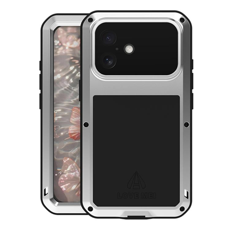 LOVE MEI Metall Stoßfest Wasserfest Staubdicht Handyhülle, Für iPhone 17 Pro Max, Für iPhone 17 Pro, Für iPhone 17, Für iPhone 16 Pro Max, Für iPhone 16 Pro, Für iPhone 16, Für iPhone 15 Pro Max, Für iPhone 15 Pro