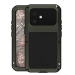 LOVE MEI Metall Stoßfest Wasserfest Staubdicht Handyhülle, Für iPhone 17 Pro Max, Für iPhone 17 Pro, Für iPhone 17, Für iPhone 16 Pro Max, Für iPhone 16 Pro, Für iPhone 16, Für iPhone 15 Pro Max, Für iPhone 15 Pro