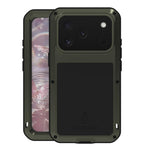 LOVE MEI Metall Stoßfest Wasserfest Staubdicht Handyhülle, Für iPhone 17 Pro Max, Für iPhone 17 Pro, Für iPhone 17, Für iPhone 16 Pro Max, Für iPhone 16 Pro, Für iPhone 16, Für iPhone 15 Pro Max, Für iPhone 15 Pro