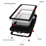LOVE MEI Metall Stoßfest Wasserfest Staubdicht Handyhülle, Für iPhone 17 Pro Max, Für iPhone 17 Pro, Für iPhone 17, Für iPhone 16 Pro Max, Für iPhone 16 Pro, Für iPhone 16, Für iPhone 15 Pro Max, Für iPhone 15 Pro
