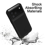 LOVE MEI Metall Stoßfest Wasserfest Staubdicht Handyhülle, Für iPhone 17 Pro Max, Für iPhone 17 Pro, Für iPhone 17, Für iPhone 16 Pro Max, Für iPhone 16 Pro, Für iPhone 16, Für iPhone 15 Pro Max, Für iPhone 15 Pro