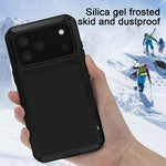 LOVE MEI Metall Stoßfest Wasserfest Staubdicht Handyhülle, Für iPhone 17 Pro Max, Für iPhone 17 Pro, Für iPhone 17, Für iPhone 16 Pro Max, Für iPhone 16 Pro, Für iPhone 16, Für iPhone 15 Pro Max, Für iPhone 15 Pro