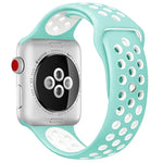 Sport-Silikonarmband Standard Edition, für Apple Watch Series 7 41mm / 6 & SE & 5 & 4 40mm / 3 & 2 & 1 38mm, für Apple Watch Ultra 49mm / Series 8&7 45mm / SE 2&6&SE&5&4 44mm / 3&2&1 42mm