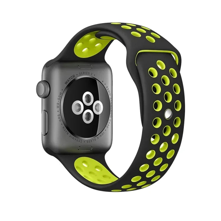Sport-Silikonarmband Standard Edition, für Apple Watch Series 7 41mm / 6 & SE & 5 & 4 40mm / 3 & 2 & 1 38mm, für Apple Watch Ultra 49mm / Series 8&7 45mm / SE 2&6&SE&5&4 44mm / 3&2&1 42mm