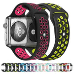 Sport-Silikonarmband Standard Edition, für Apple Watch Series 7 41mm / 6 & SE & 5 & 4 40mm / 3 & 2 & 1 38mm, für Apple Watch Ultra 49mm / Series 8&7 45mm / SE 2&6&SE&5&4 44mm / 3&2&1 42mm