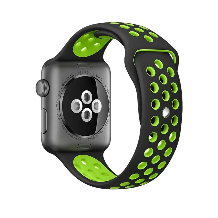 Sport-Silikonarmband Standard Edition, für Apple Watch Series 7 41mm / 6 & SE & 5 & 4 40mm / 3 & 2 & 1 38mm, für Apple Watch Ultra 49mm / Series 8&7 45mm / SE 2&6&SE&5&4 44mm / 3&2&1 42mm
