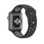Sport-Silikonarmband Standard Edition, für Apple Watch Series 7 41mm / 6 & SE & 5 & 4 40mm / 3 & 2 & 1 38mm, für Apple Watch Ultra 49mm / Series 8&7 45mm / SE 2&6&SE&5&4 44mm / 3&2&1 42mm