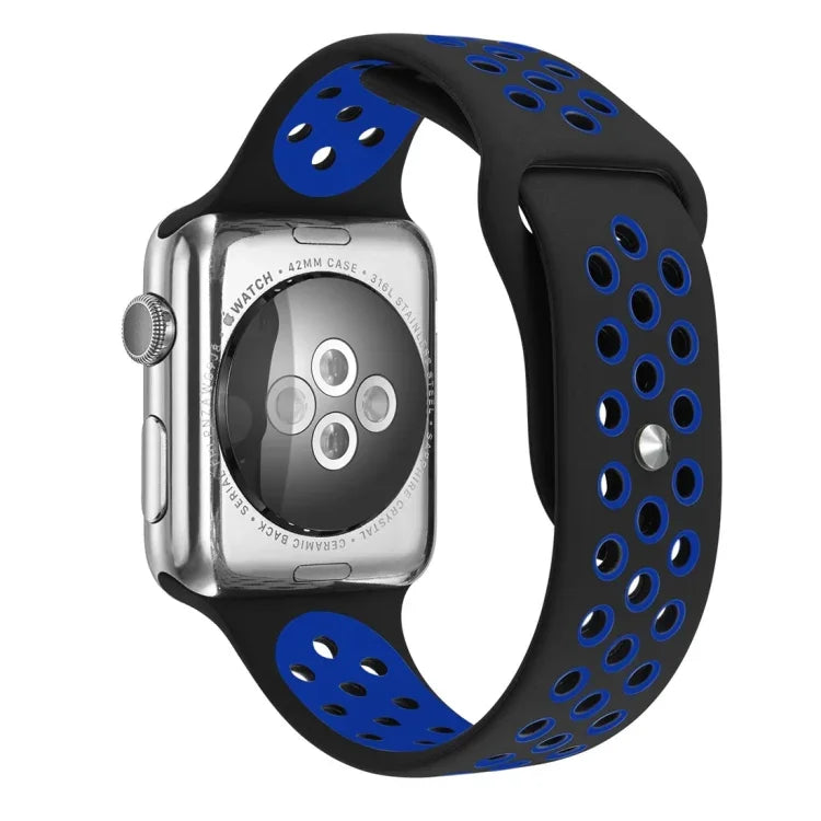 Sport-Silikonarmband Standard Edition, für Apple Watch Series 7 41mm / 6 & SE & 5 & 4 40mm / 3 & 2 & 1 38mm, für Apple Watch Ultra 49mm / Series 8&7 45mm / SE 2&6&SE&5&4 44mm / 3&2&1 42mm
