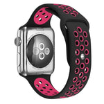 Sport-Silikonarmband Standard Edition, für Apple Watch Series 7 41mm / 6 & SE & 5 & 4 40mm / 3 & 2 & 1 38mm, für Apple Watch Ultra 49mm / Series 8&7 45mm / SE 2&6&SE&5&4 44mm / 3&2&1 42mm