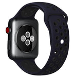 Sport-Silikonarmband Standard Edition, für Apple Watch Series 7 41mm / 6 & SE & 5 & 4 40mm / 3 & 2 & 1 38mm, für Apple Watch Ultra 49mm / Series 8&7 45mm / SE 2&6&SE&5&4 44mm / 3&2&1 42mm