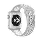 Sport-Silikonarmband Standard Edition, für Apple Watch Series 7 41mm / 6 & SE & 5 & 4 40mm / 3 & 2 & 1 38mm, für Apple Watch Ultra 49mm / Series 8&7 45mm / SE 2&6&SE&5&4 44mm / 3&2&1 42mm