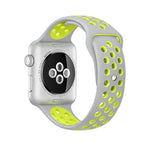 Sport-Silikonarmband Standard Edition, für Apple Watch Series 7 41mm / 6 & SE & 5 & 4 40mm / 3 & 2 & 1 38mm, für Apple Watch Ultra 49mm / Series 8&7 45mm / SE 2&6&SE&5&4 44mm / 3&2&1 42mm