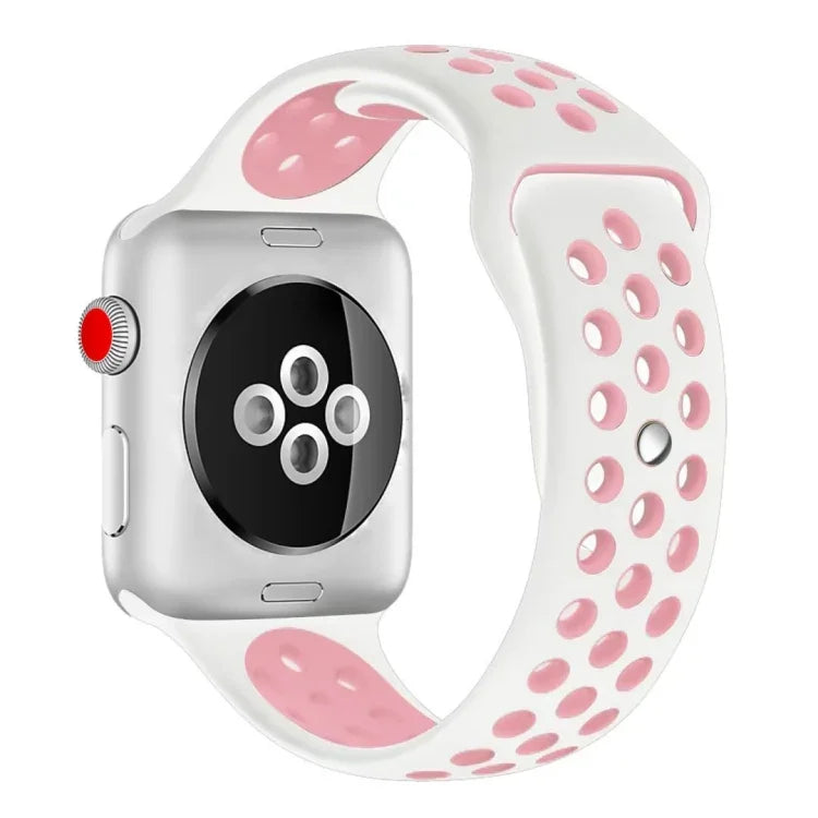 Sport-Silikonarmband Standard Edition, für Apple Watch Series 7 41mm / 6 & SE & 5 & 4 40mm / 3 & 2 & 1 38mm, für Apple Watch Ultra 49mm / Series 8&7 45mm / SE 2&6&SE&5&4 44mm / 3&2&1 42mm