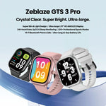 Zeblaze GTS 3 Pro IP68 1,97 Zoll HD Fitness-Smartwatch