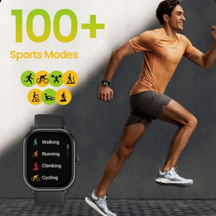 Zeblaze GTS 3 Pro IP68 1,97 Zoll HD Fitness-Smartwatch