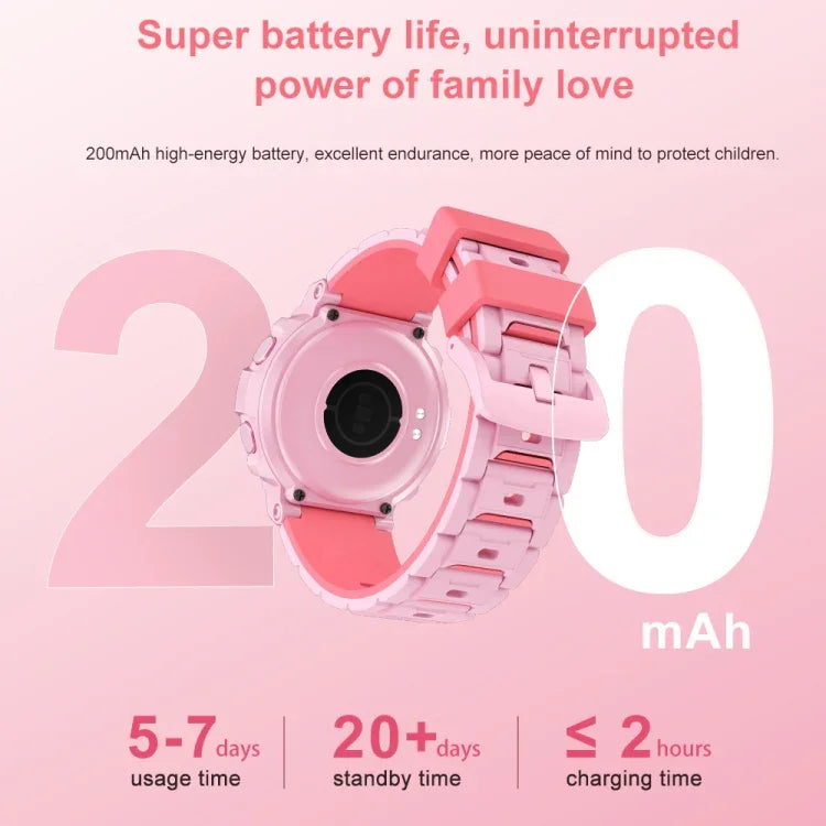 HT19 1,2 Zoll Rundbildschirm IP68 Kinder-Smartwatch mit Schlafüberwachung