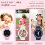 HT19 1,2 Zoll Rundbildschirm IP68 Kinder-Smartwatch mit Schlafüberwachung
