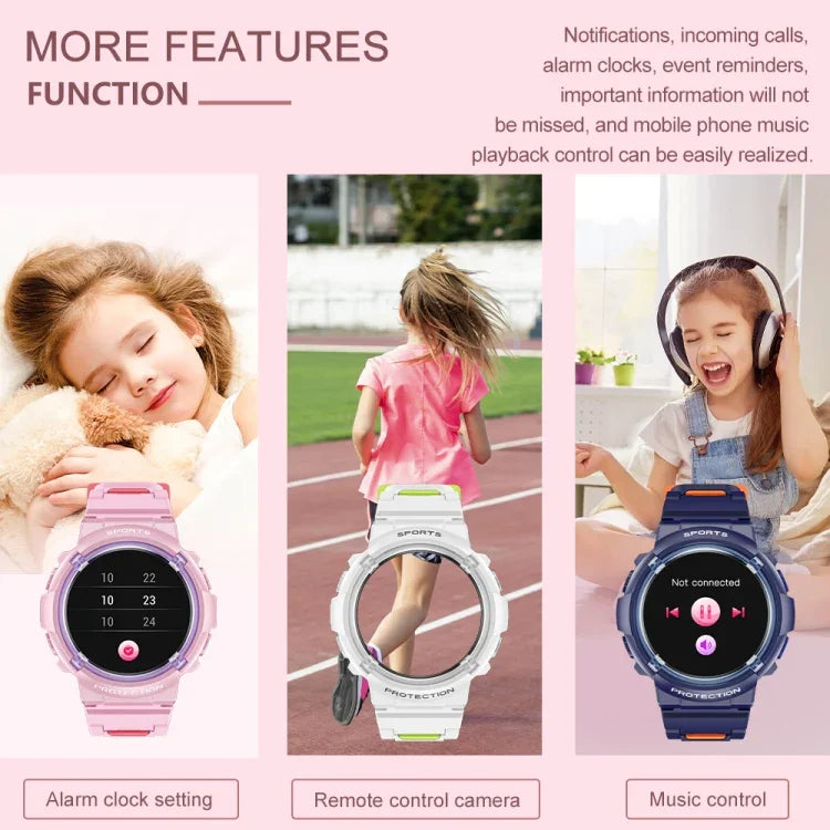 HT19 1,2 Zoll Rundbildschirm IP68 Kinder-Smartwatch mit Schlafüberwachung