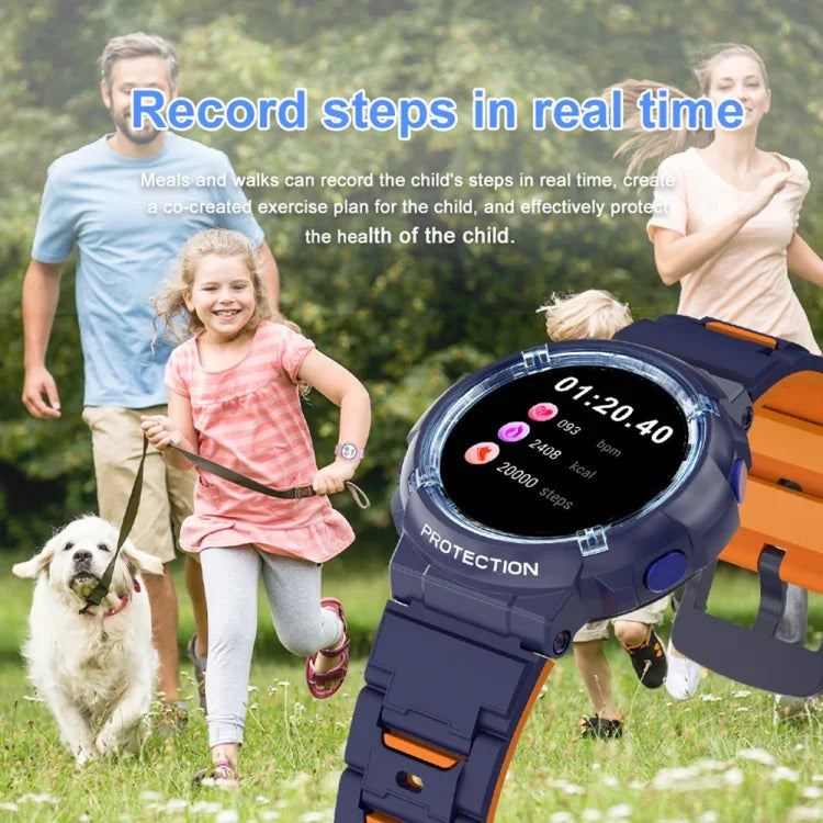 HT19 1,2 Zoll Rundbildschirm IP68 Kinder-Smartwatch mit Schlafüberwachung