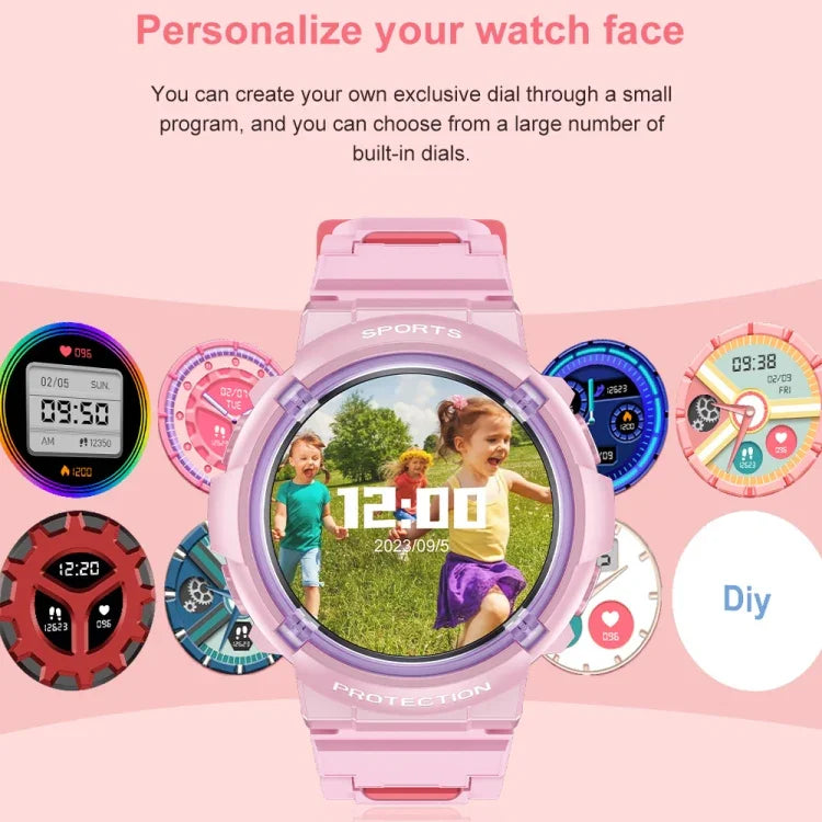HT19 1,2 Zoll Rundbildschirm IP68 Kinder-Smartwatch mit Schlafüberwachung