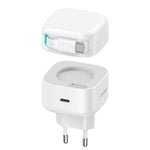 USAMS US-CC202 SMF-Serie PD35W GaN Dual-Port Typ-C Schnellladegerät, EU Stecker