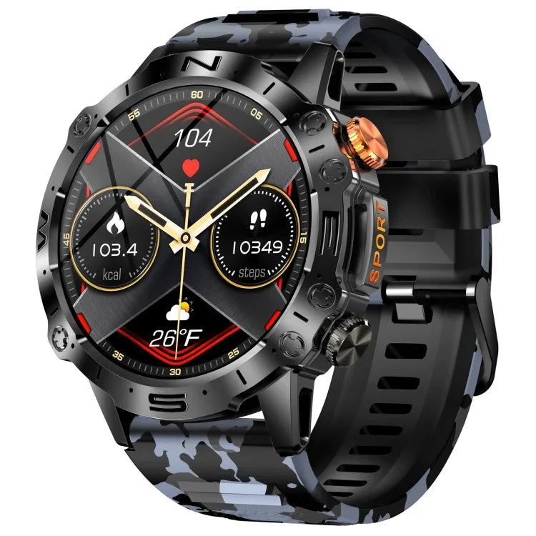 K59 IP67 BT5.0 1,43-Zoll-Smartwatch mit Unterstützung für Sprachanrufe und Schlafüberwachung
