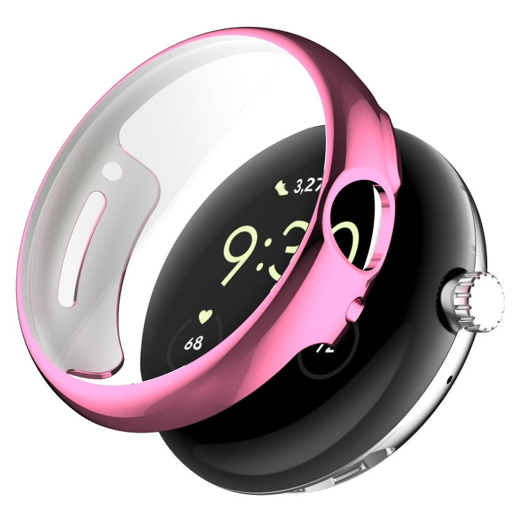 Full Coverage TPU Electroplated Watch Protective Case, For Google Pixel Watch 2