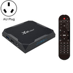 X96 max+ 4K Smart TV Box mit Fernbedienung, Android 9.0, Amlogic S905X3 Quad-Core Cortex-A55, 2GB+16GB, unterstützt LAN, AV, 2.4G/5G WLAN, USBx2, TF-Karte, EU-Stecker, US-Stecker, UK-Stecker, AU-Stecker