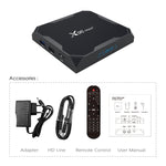 X96 max+ 4K Smart TV Box, Android 9.0, Amlogic S905X3 Quad-Core Cortex-A55, 4GB+64GB, unterstützt LAN, AV, 2.4G/5G WLAN, USBx2, TF-Karte, EU-Stecker, US-Stecker, UK-Stecker, AU-Stecker