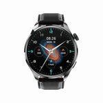 TM05 Pro Smart Bracelet, 1,46 Zoll Lederarmband, IP67 wasserdichte Smartwatch, Bluetooth-Anrufe / Herzfrequenz / Blutdruck / Blutsauerstoff, Lederarmband
