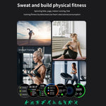 TM05 Pro Smart Bracelet, 1,46 Zoll Lederarmband, IP67 wasserdichte Smartwatch, Bluetooth-Anrufe / Herzfrequenz / Blutdruck / Blutsauerstoff, Lederarmband