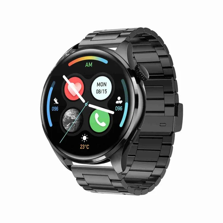 TM05 Pro Smart Bracelet, 1,46 Zoll Edelstahlarmband, IP67 wasserdichte Smartwatch, Bluetooth-Anrufe / Herzfrequenzmessung / Blutdruckmessung / Blutsauerstoffmessung, Edelstahlarmband