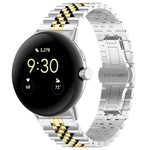 Edelstahl-Uhrenarmband mit sieben Perlen, passend für Google Pixel Watch 4 / 3 / 2 / 1 (41 mm)