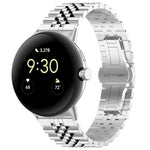 Edelstahl-Uhrenarmband mit sieben Perlen, passend für Google Pixel Watch 4 / 3 / 2 / 1 (41 mm)