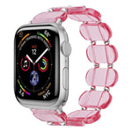 Stretch-Harz-Armband, für Apple Watch SE 2023 44mm, für Apple Watch SE 2023 40mm, für Apple Watch Ultra 2 49mm, für Apple Watch Series 9 45mm, für Apple Watch Series 9 41mm, für Apple Watch Ultra 49mm