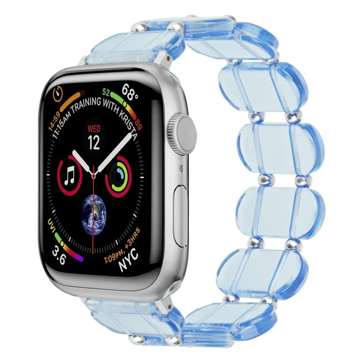 Stretch-Harz-Uhrenarmband, für Apple Watch SE 40mm, für Apple Watch SE 44mm, für Apple Watch 6 40mm, für Apple Watch Series 6 44mm, für Apple Watch Series 5 44mm, für Apple Watch Series 5 40mm