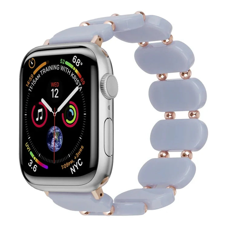 Stretch-Harz-Uhrenarmband, für Apple Watch SE 40mm, für Apple Watch SE 44mm, für Apple Watch 6 40mm, für Apple Watch Series 6 44mm, für Apple Watch Series 5 44mm, für Apple Watch Series 5 40mm
