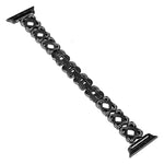 Herzen Gekreuztes Diamant Metall Uhrenarmband, Für Apple Watch SE 2022 44mm, Für Apple Watch Series 7 41mm, Für Apple Watch Series 7 45mm, Für Apple Watch SE 40mm, Für Apple Watch SE 44mm, Für Apple Watch 6 40mm, Für Apple Watch Series 6 44mm