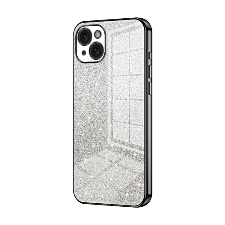 Gradient Glitter Powder Electroplated Phone Case, For iPhone 16 Pro, For iPhone 16 Plus, For iPhone 16, For iPhone 15 Pro Max, For iPhone 15 Pro, For iPhone 15 Plus