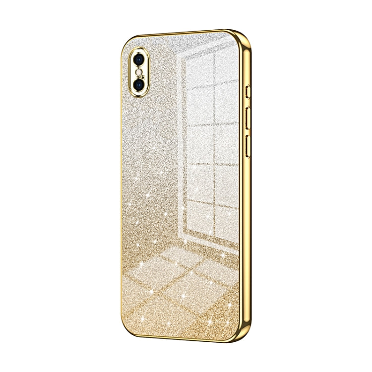 Gradient Glitter Powder Electroplated Phone Case, For iPhone 11 Pro Max, For iPhone 11, For iPhone 11 Pro, For iPhone X / XS, For iPhone XR, For iPhone XS Max