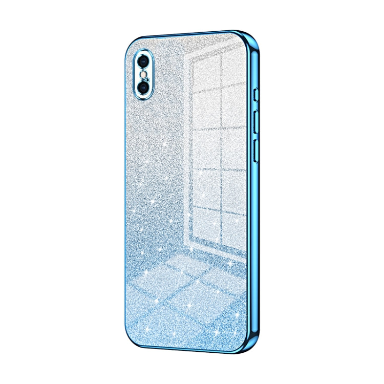 Gradient Glitter Powder Electroplated Phone Case, For iPhone 11 Pro Max, For iPhone 11, For iPhone 11 Pro, For iPhone X / XS, For iPhone XR, For iPhone XS Max