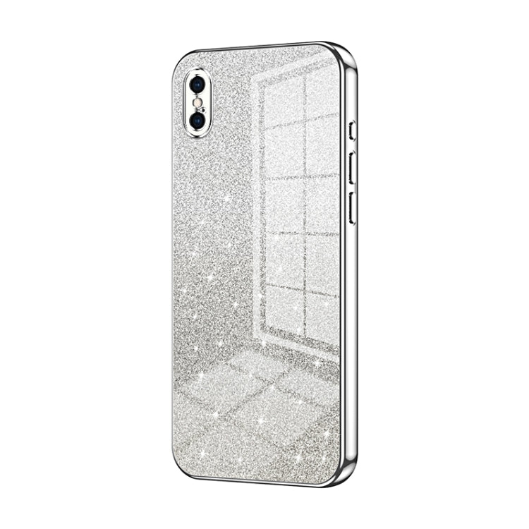 Gradient Glitter Powder Electroplated Phone Case, For iPhone 11 Pro Max, For iPhone 11, For iPhone 11 Pro, For iPhone X / XS, For iPhone XR, For iPhone XS Max