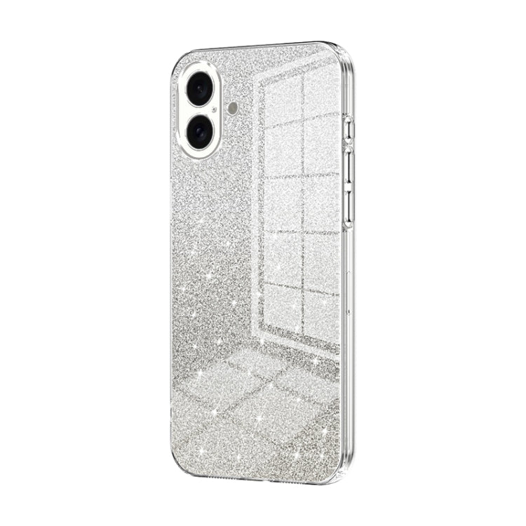 Gradient Glitter Powder Electroplated Phone Case, For iPhone 16 Pro, For iPhone 16 Plus, For iPhone 16, For iPhone 15 Pro Max, For iPhone 15 Pro, For iPhone 15 Plus