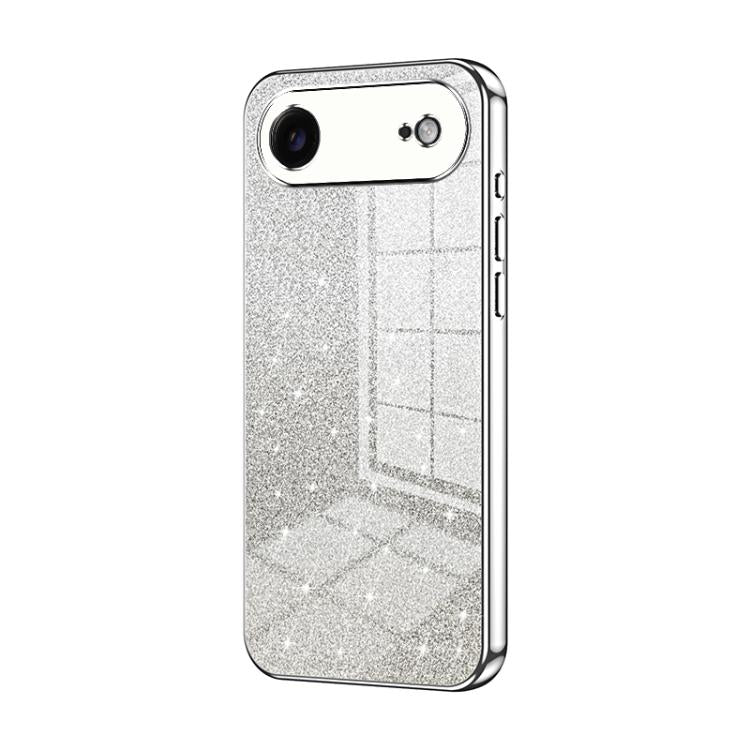 Gradient Glitter Powder Electroplated Phone Case, For iPhone 17e / 16e, For iPhone 17 Pro Max, For iPhone 17 Pro, For iPhone 17, For iPhone Air, For iPhone 16 Pro Max